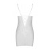 Сорочка з вирізами на грудях + стрінги LOVELIA CHEMISE white S/M - Passion