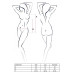 Боді монокіні під латекс JEAN BODY black S/M - Passion