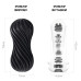 Мастурбатор Tenga FLEX Rocky Black зі змінною інтенсивністю, можна скручувати