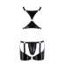 047 SET ARON black L/XL - Passion