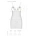 Сорочка з вирізами на грудях + стрінги LOVELIA CHEMISE white S/M - Passion
