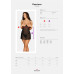 Obsessive Pearlove chemise & thong black S/M
