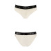 Трусики з широкою гумкою і мереживом Passion PS001 PANTIES ecru, size M