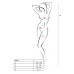 Бодістокінг Passion BS022 white, комбінезон