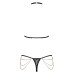 Obsessive Pantheria 2-pcs set black S/M