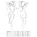 Відвертий боді з елементами стреп JADE BODY black L/XL - Passion Exclusive