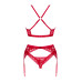Obsessive Lacelove cupless 3-pcs set XS/S