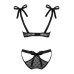 Obsessive Obsessivia 2-pcs set black S/M