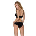 Трусики з широкою гумкою і мереживом Passion PS001 PANTIES black, size M