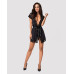 Obsessive 810-PEI-1 peignoir black XXL