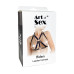 Портупея жіноча Art of Sex - Aiden Leather harness, Чорна XS-M