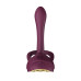 Смарт ерекційне кільце Zalo — BAYEK Velvet Purple, подвійне з ввідною частиною, пульт ДК