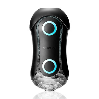 Мастурбатор Tenga FLIP ORB STRONG — Blue Rush, з можливістю зміни тиску та стимулювальними кульками