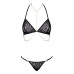 Obsessive Pantheria 2-pcs set black S/M