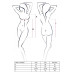 Прозора сорочка бебі дол JANET CHEMISE white L/XL - Passion, трусики