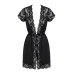 Obsessive 810-PEI-1 peignoir black XXL