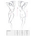 Боді з дуже глибоким декольте DARYL BODY black S/M - Passion