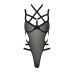 Боді-монокіні HAGAR BODY black L/XL - Passion Exclusive