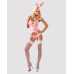 Obsessive Bunny suit 4 pcs costume pink L/XL